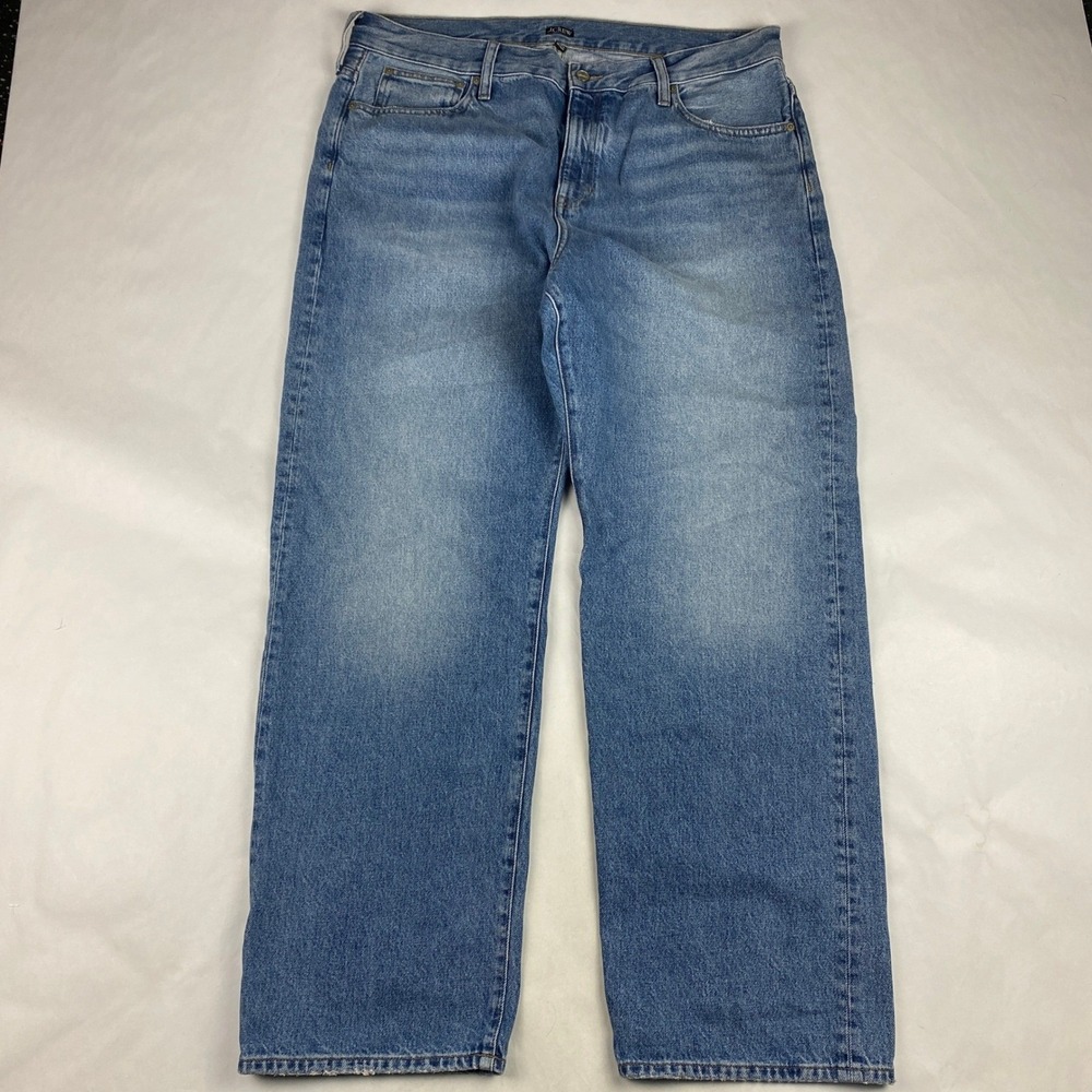 NWT J. Crew Jeans Women's Size 33 Mid-Rise Relaxed Straight Blue Denim